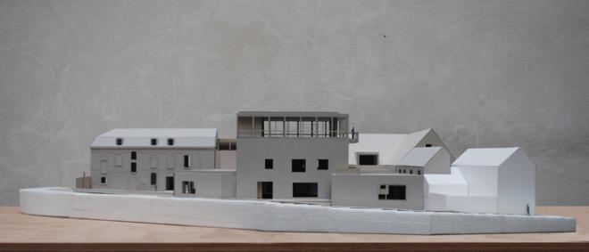 Maquette de la façade du musée 