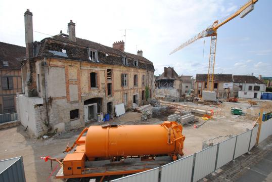 In July 2013, view of the Claudel house’s recently renovated façade.